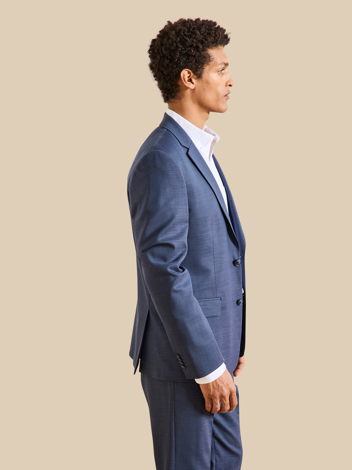 Veste de costume homme tissu texturé