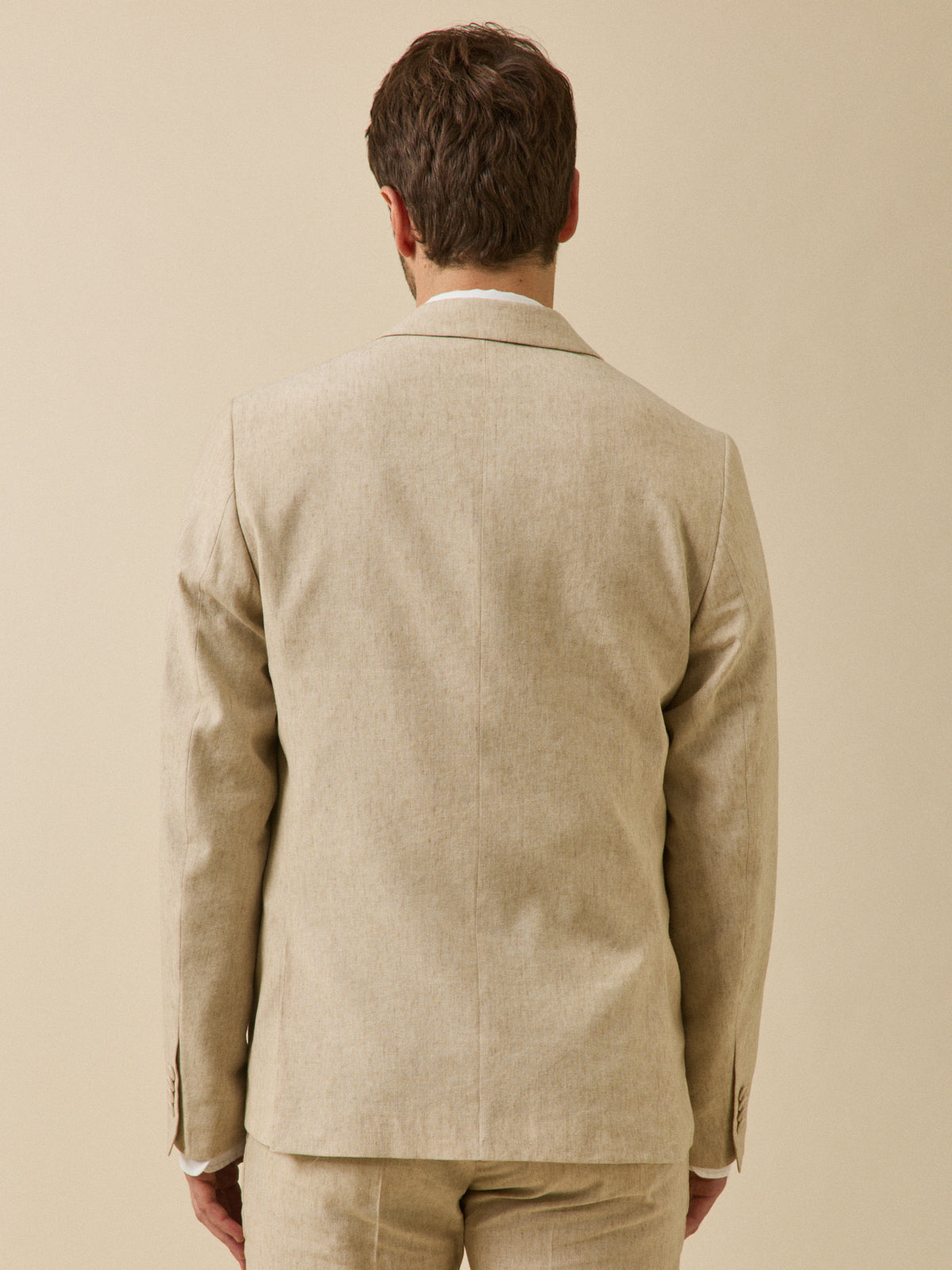 Veste de costume homme lin mélangé