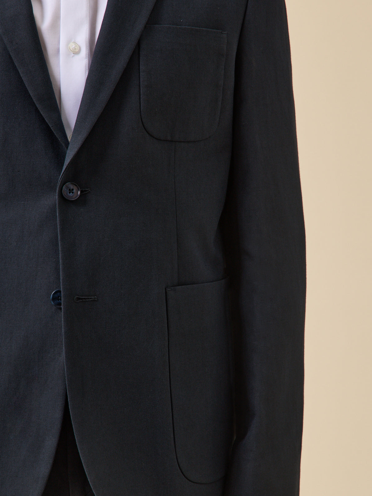 Veste de costume homme coton et lin