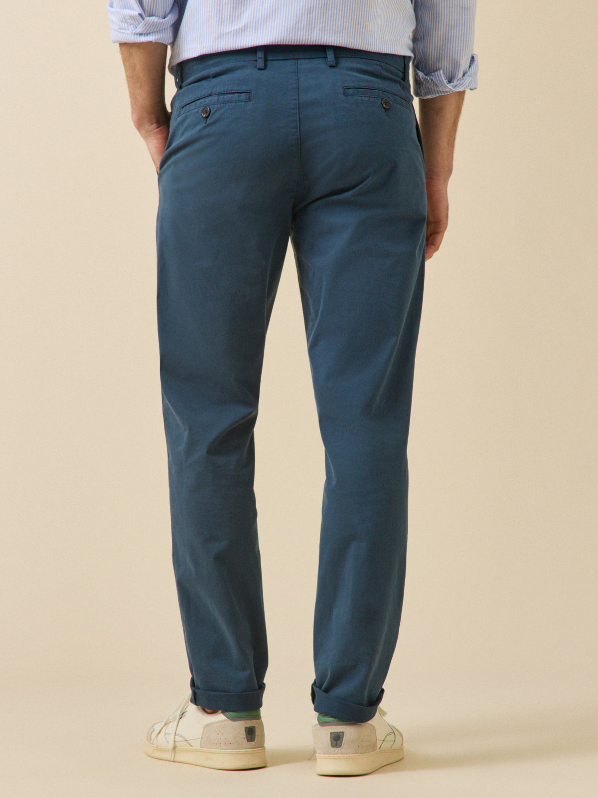 Chino gabardine homme