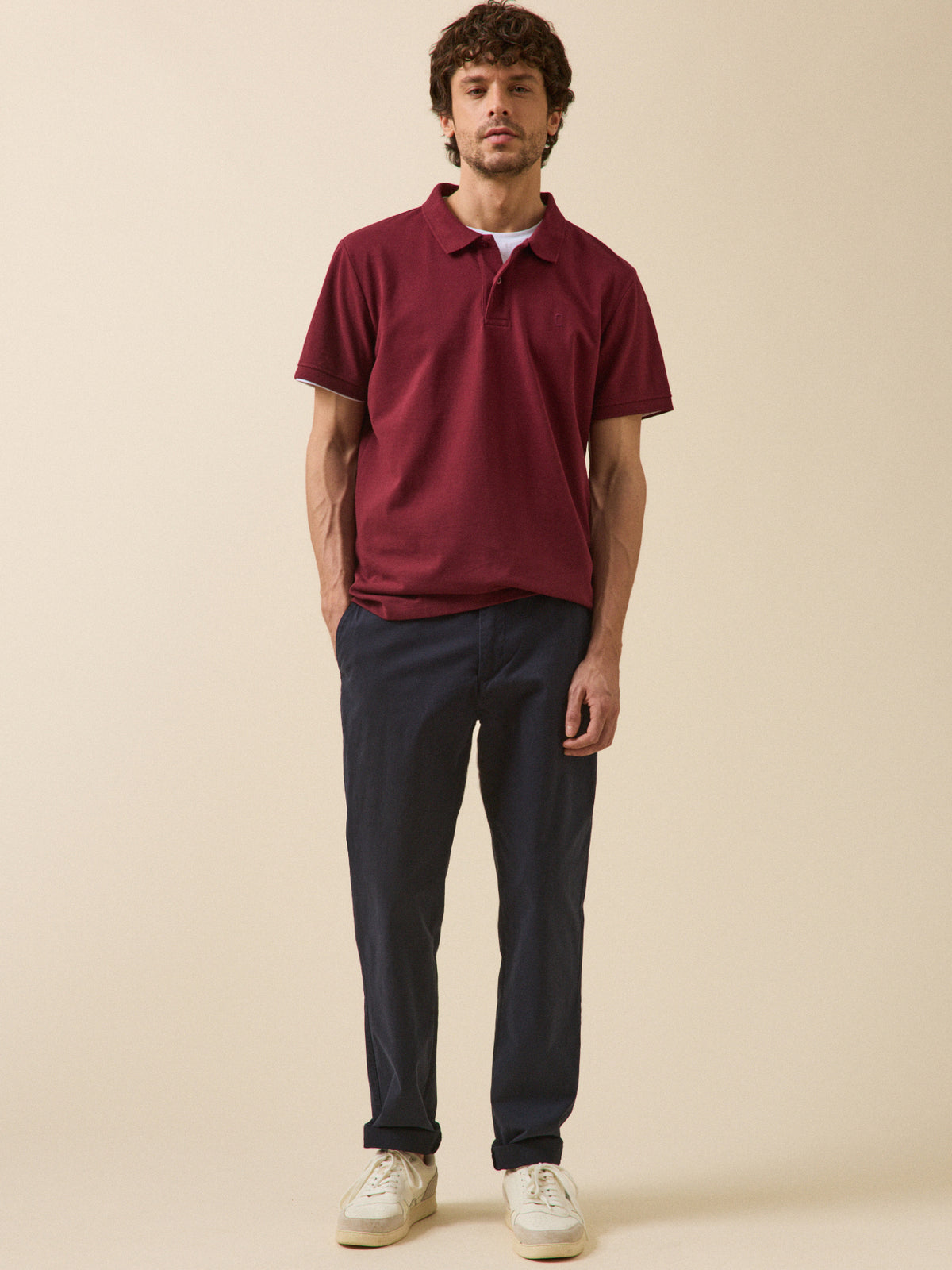 Chino gabardine homme