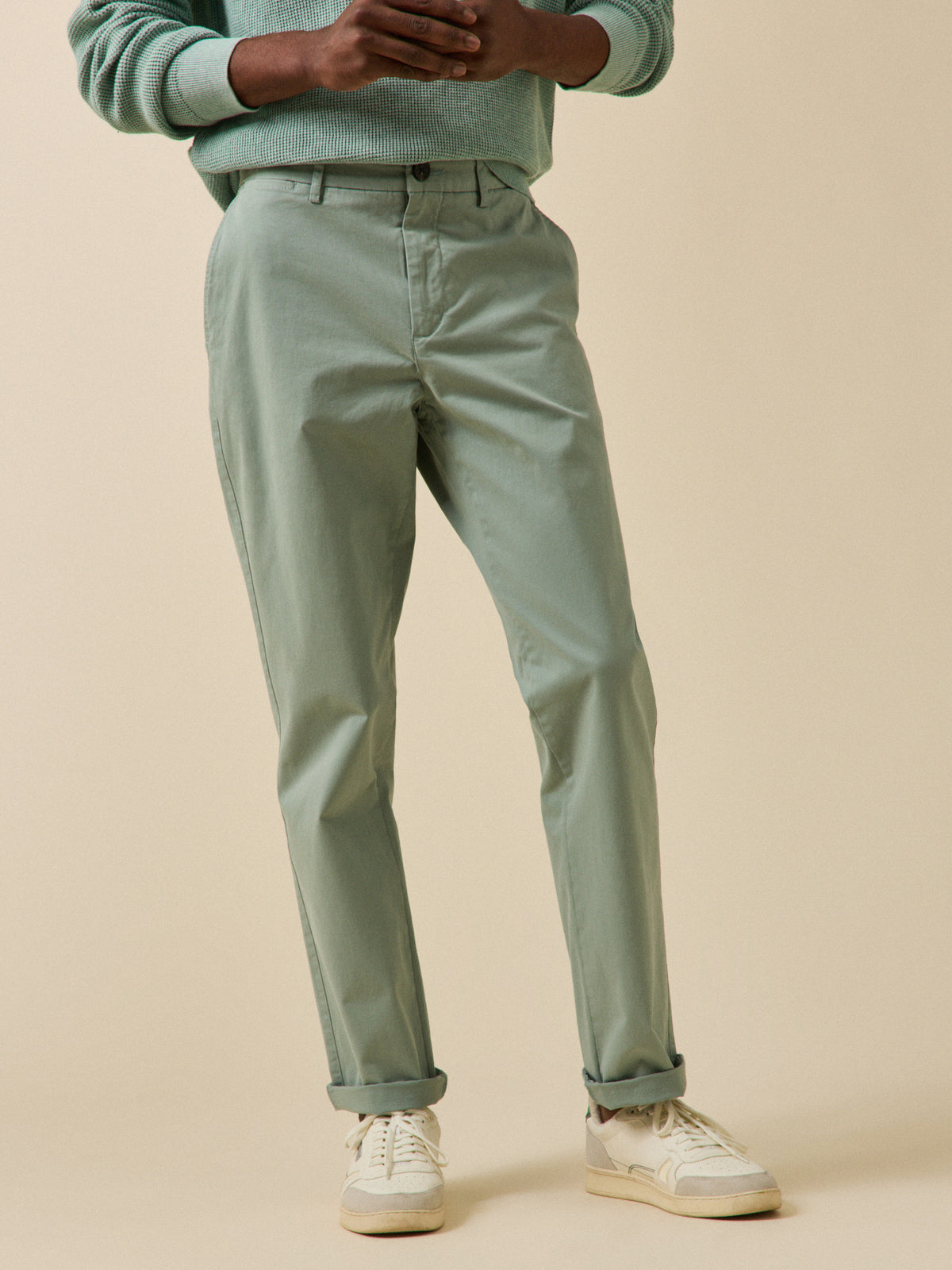 Chino gabardine homme