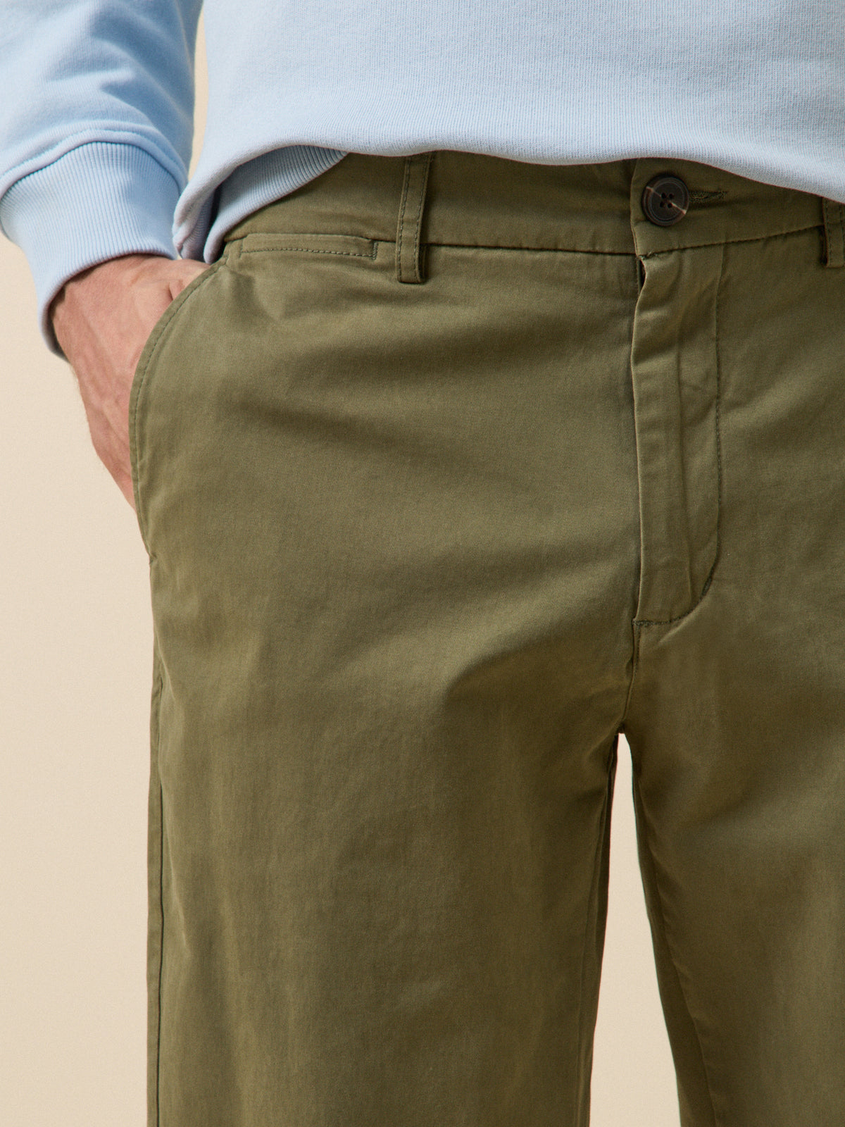 Chino gabardine homme