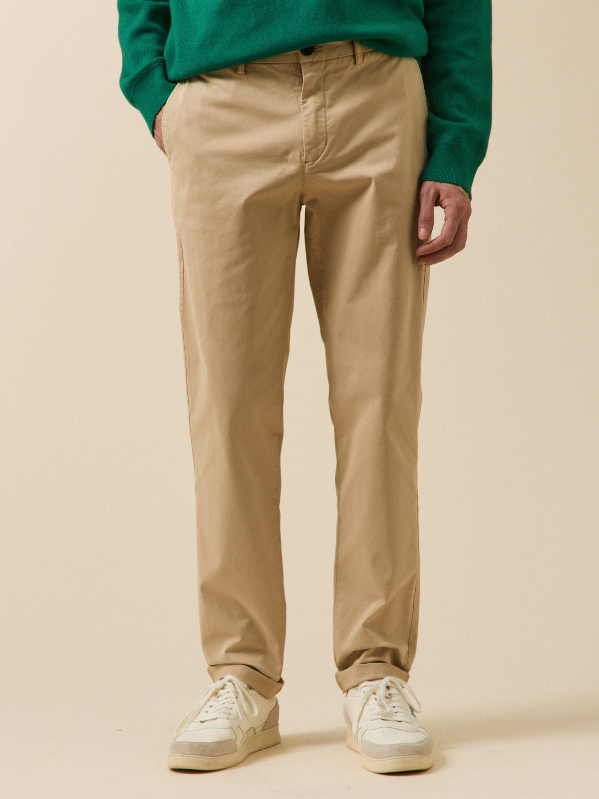 Chino gabardine homme