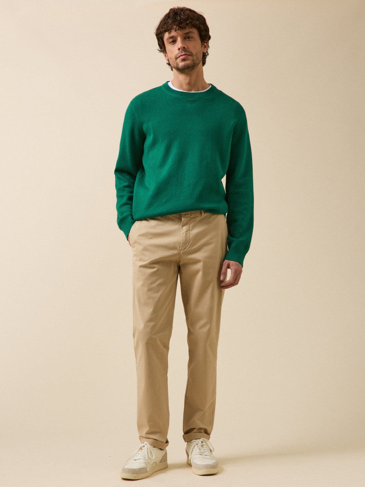 Chino gabardine homme