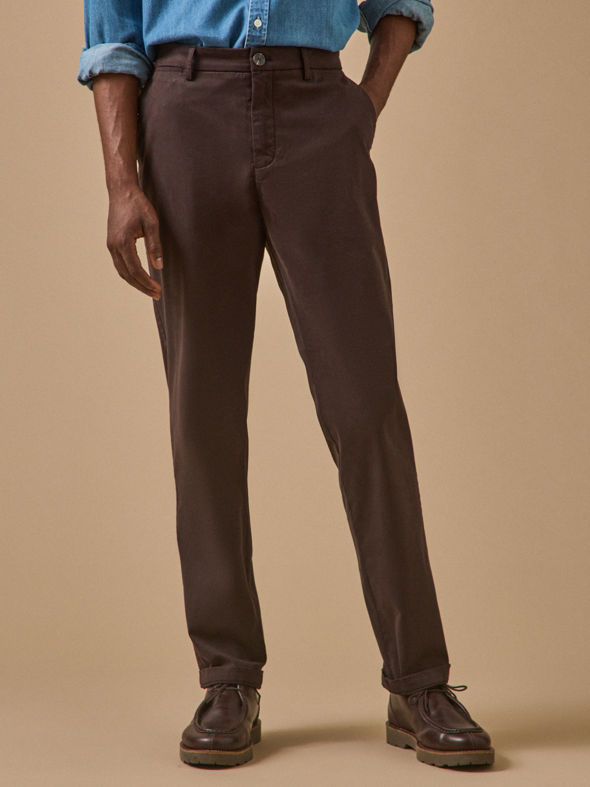 Chino gabardine homme