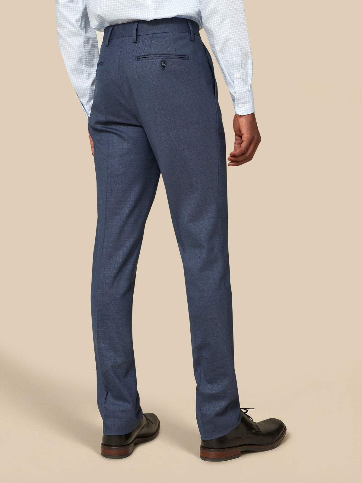 Pantalon de costume homme tissu texturé