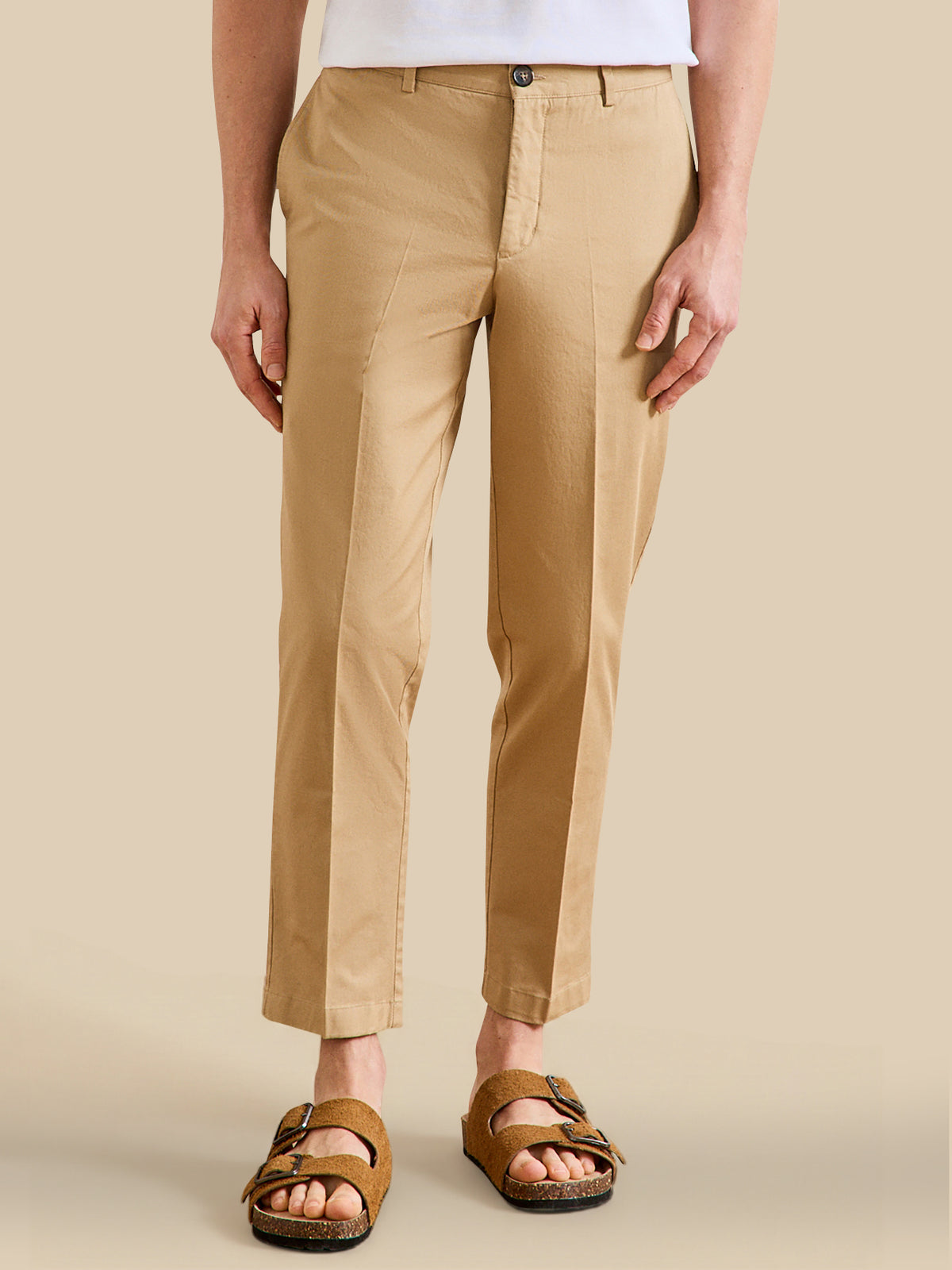 Pantalon chino 7/8ème homme