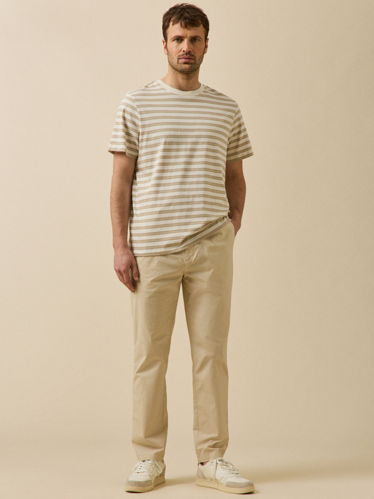 Pantalon taille élastiquée popeline craquante homme