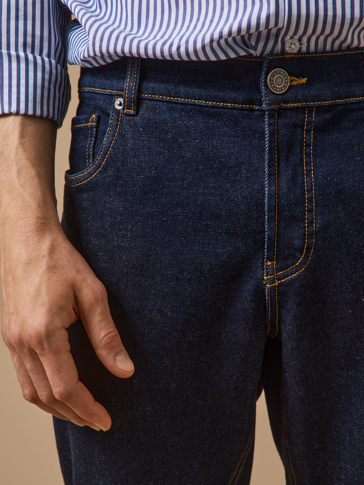 Jean regular homme coton biologique