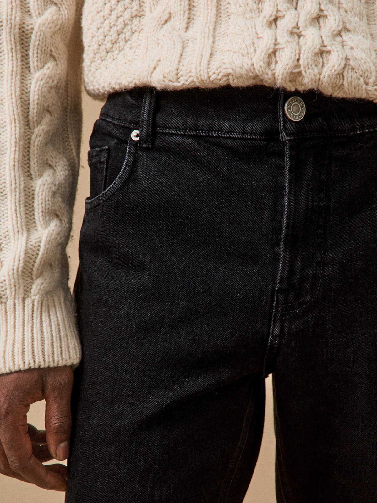 Jean regular homme coton biologique