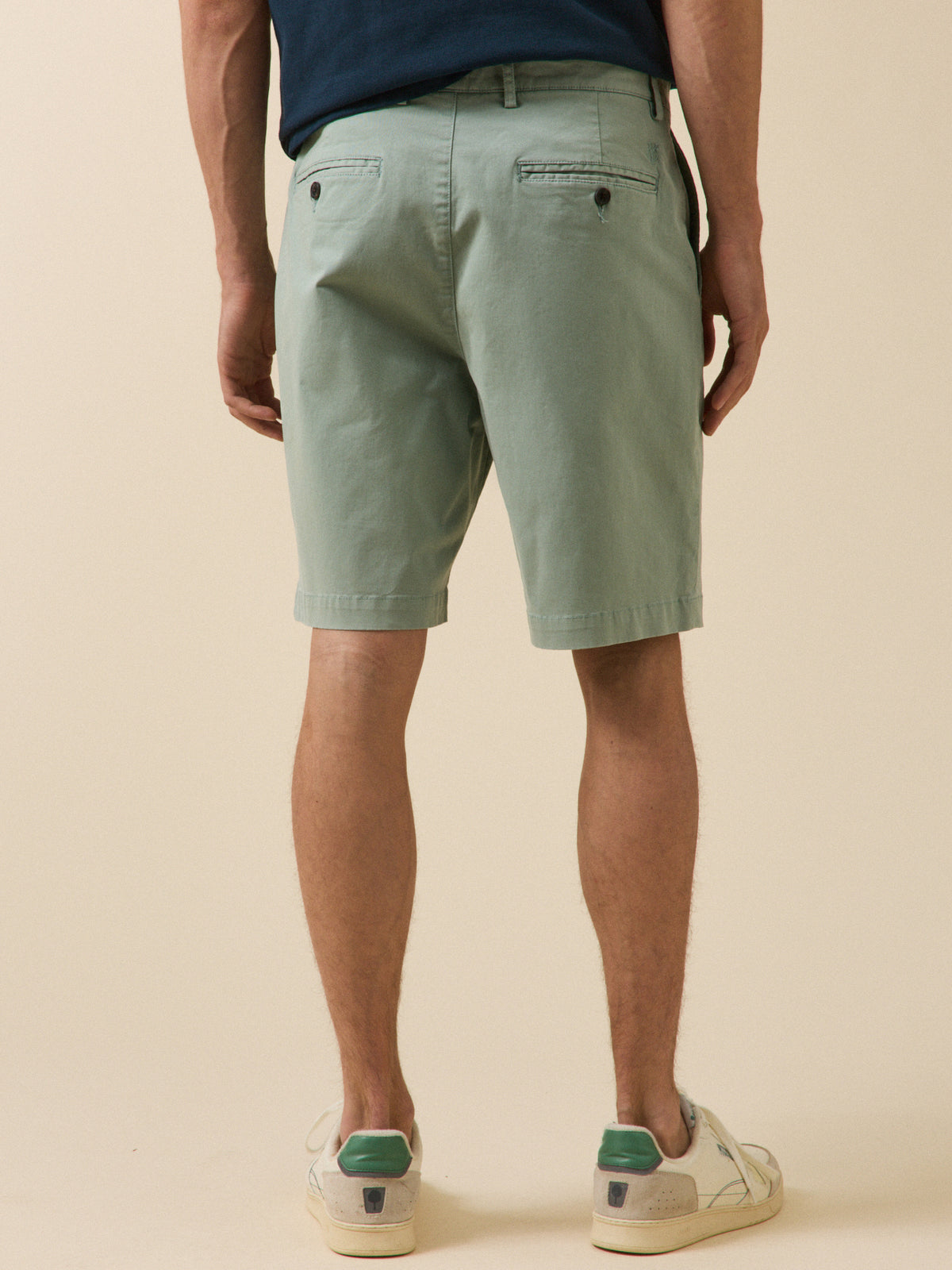Bermuda chino homme coton stretch