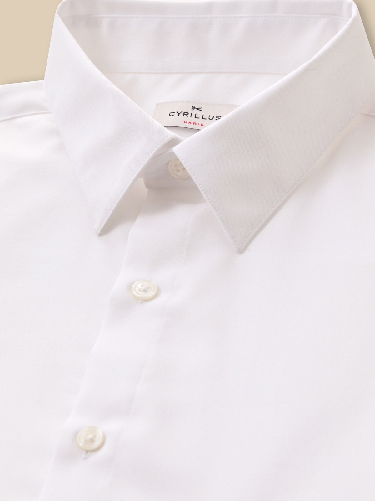 Chemise unie coton twill Regular Fit homme non iron
