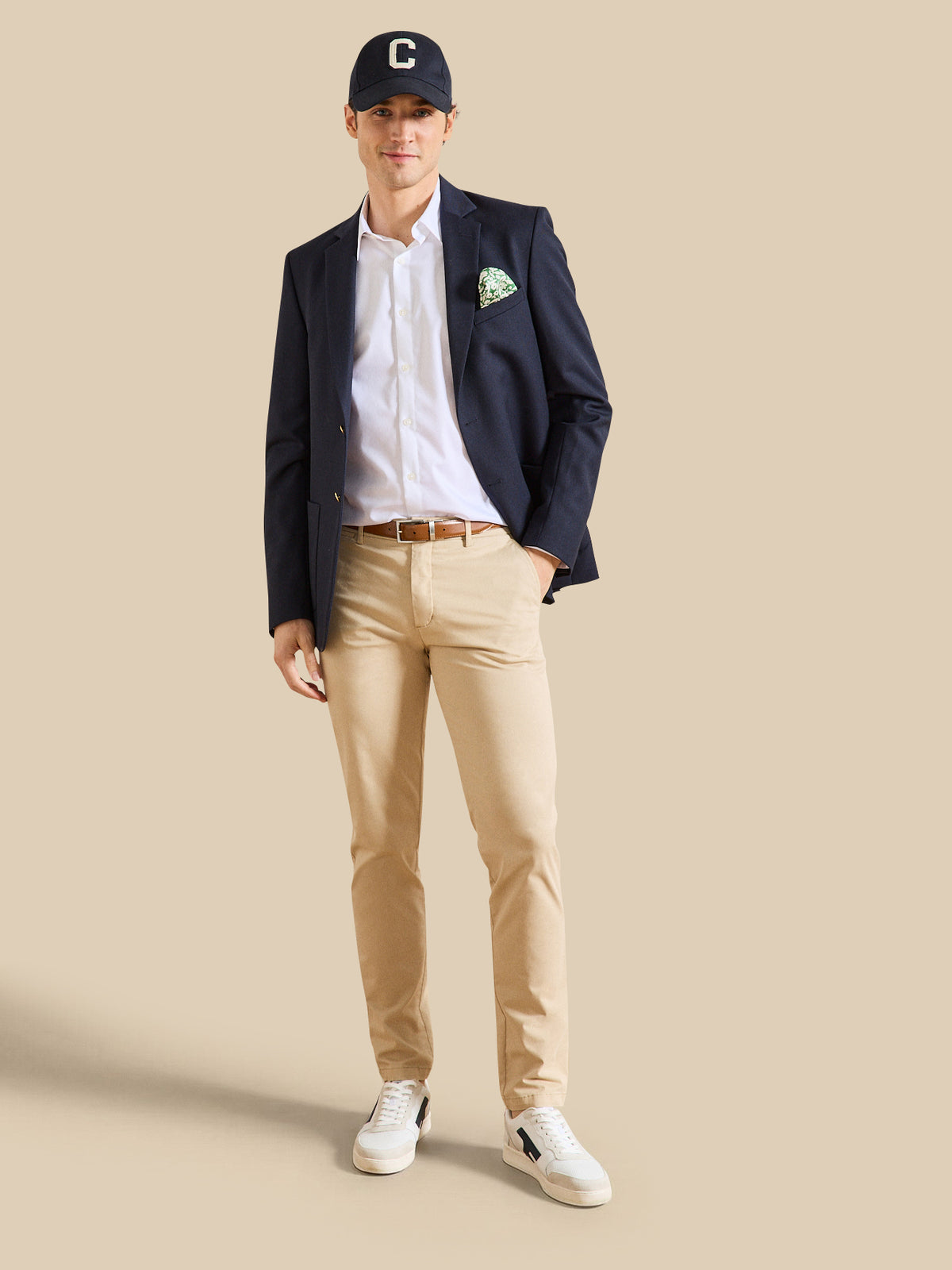 Chemise unie coton twill Regular Fit homme non iron
