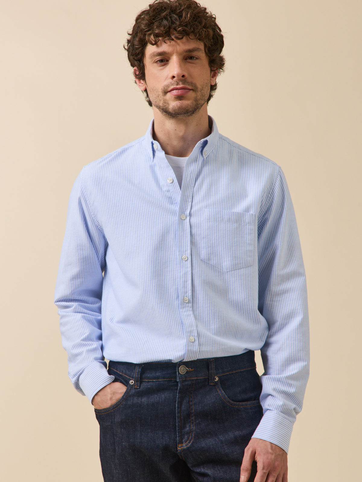 Chemise oxford homme coupe contemporaine