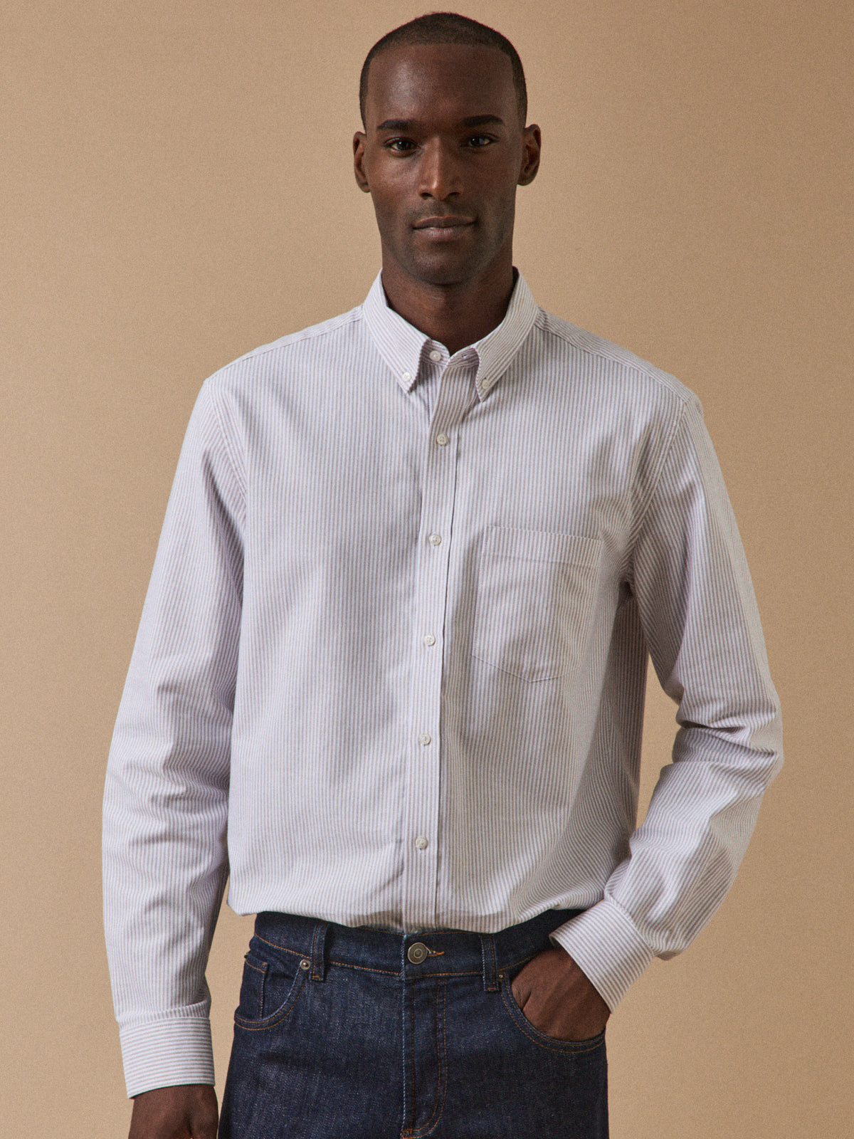 Chemise oxford homme coupe contemporaine