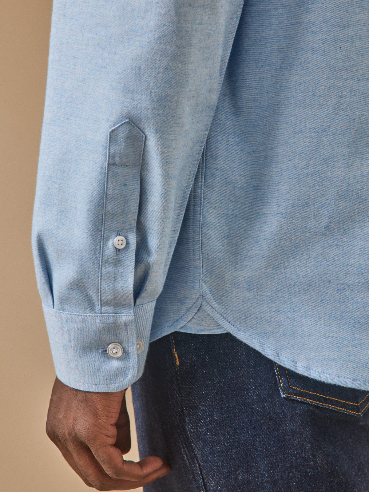Chemise flanelle homme coupe contemporaine