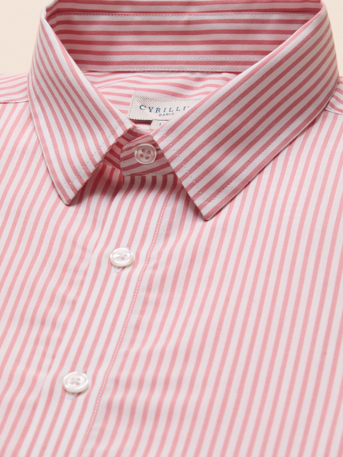 Chemise rayée homme coupe contemporaine