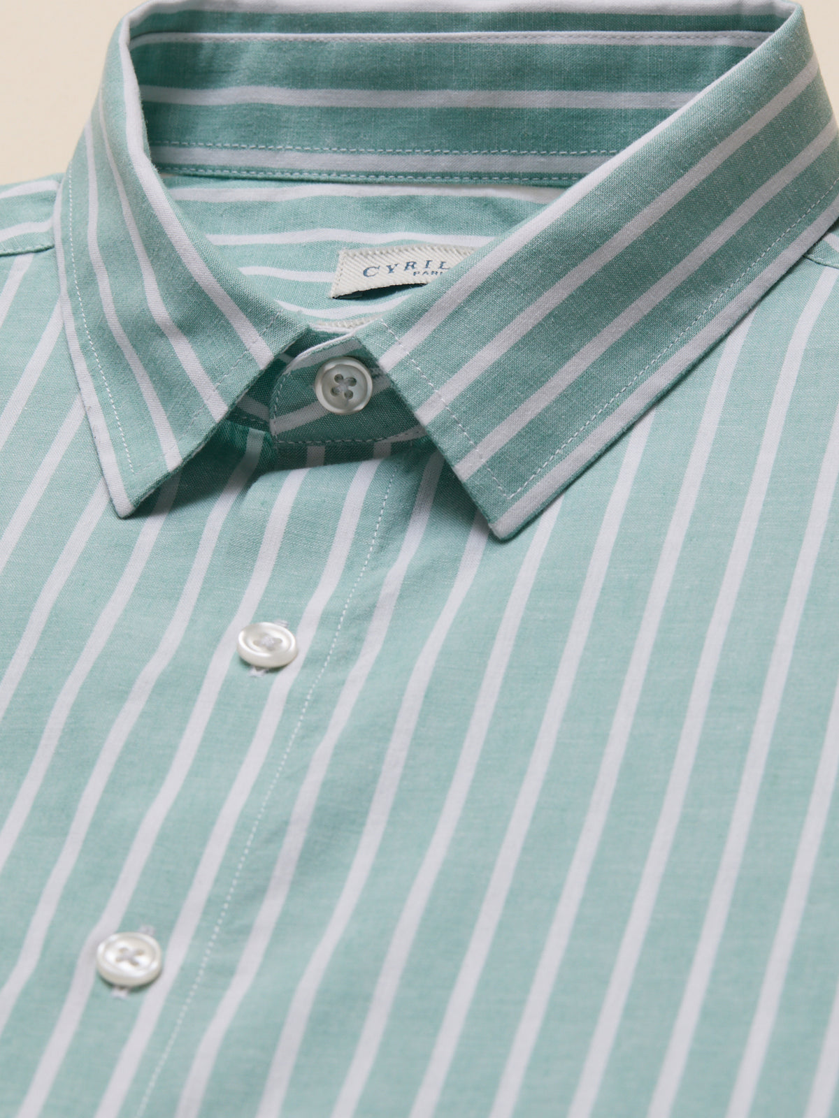 Chemise rayée homme coupe contemporaine