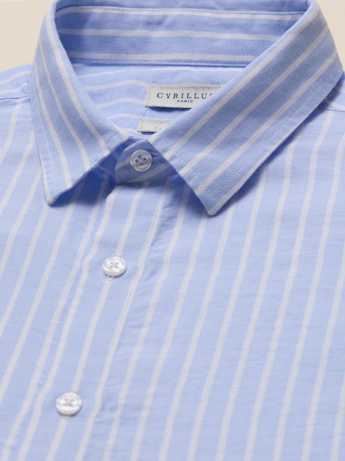 Chemise rayée homme coupe contemporaine