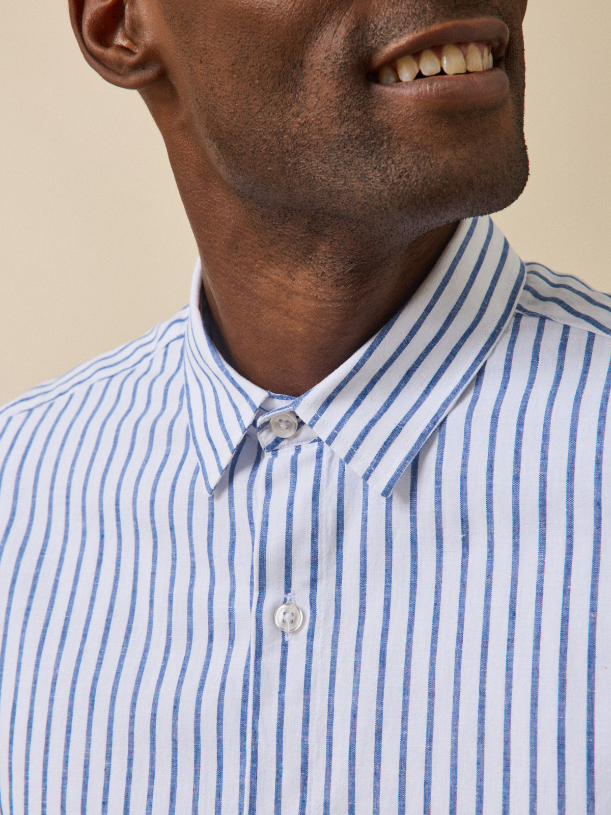 Chemise rayée homme coupe contemporaine