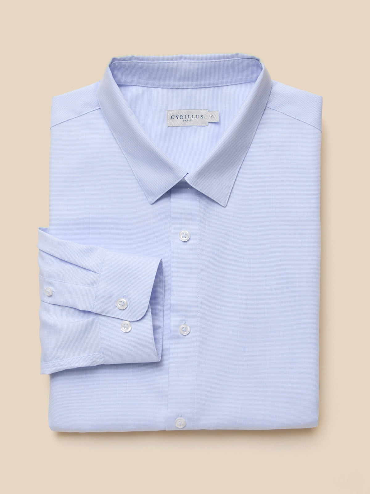 Chemise pinpoint homme coupe ajustée