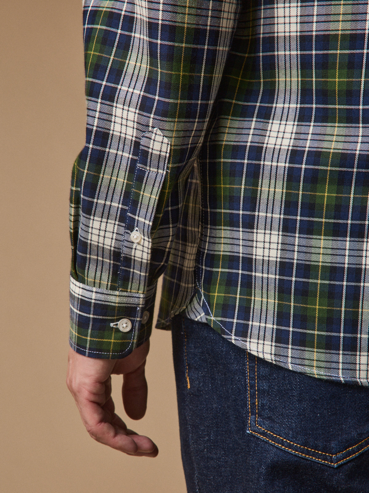 Chemise carreaux homme - coupe contemporaine