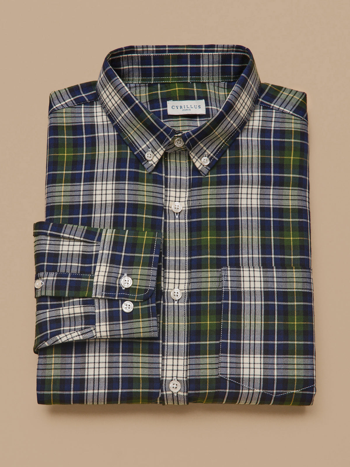 Chemise carreaux homme - coupe contemporaine