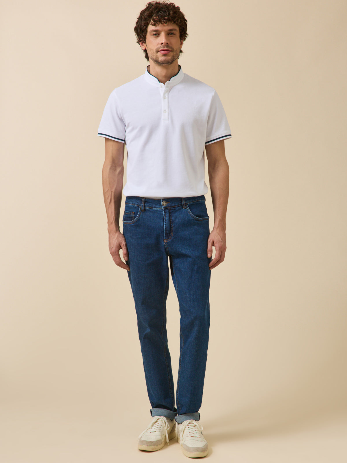 Polo col officier homme coton biologique