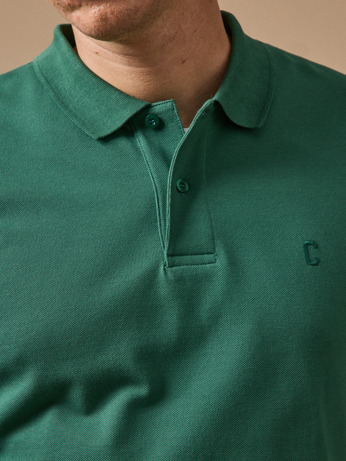Polo maille piquée homme coton biologique