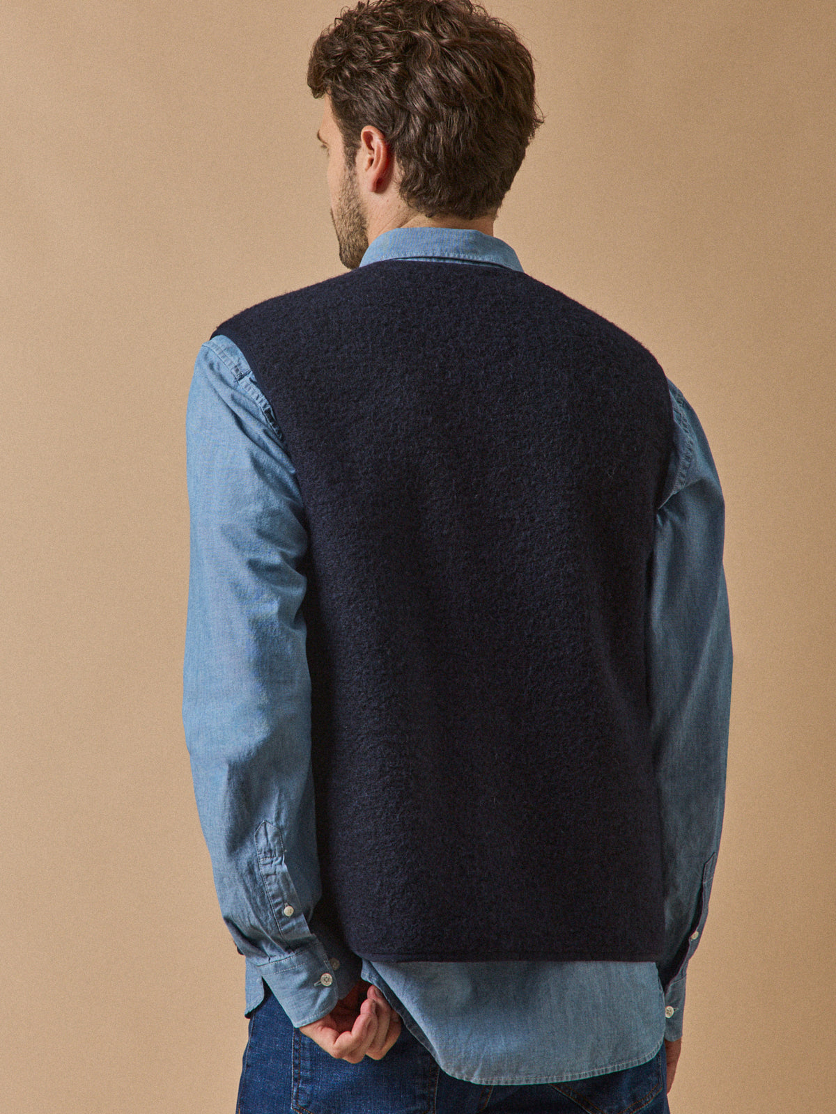Gilet zippé sans manches homme