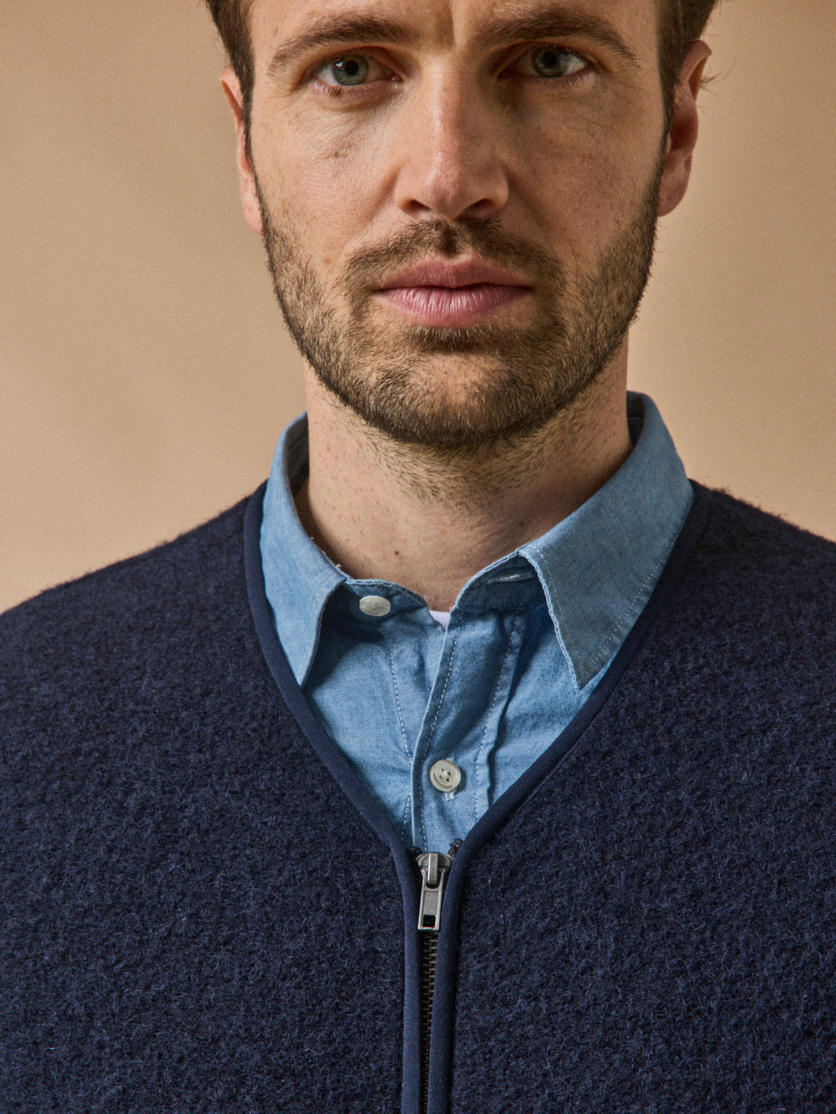 Gilet zippé sans manches homme