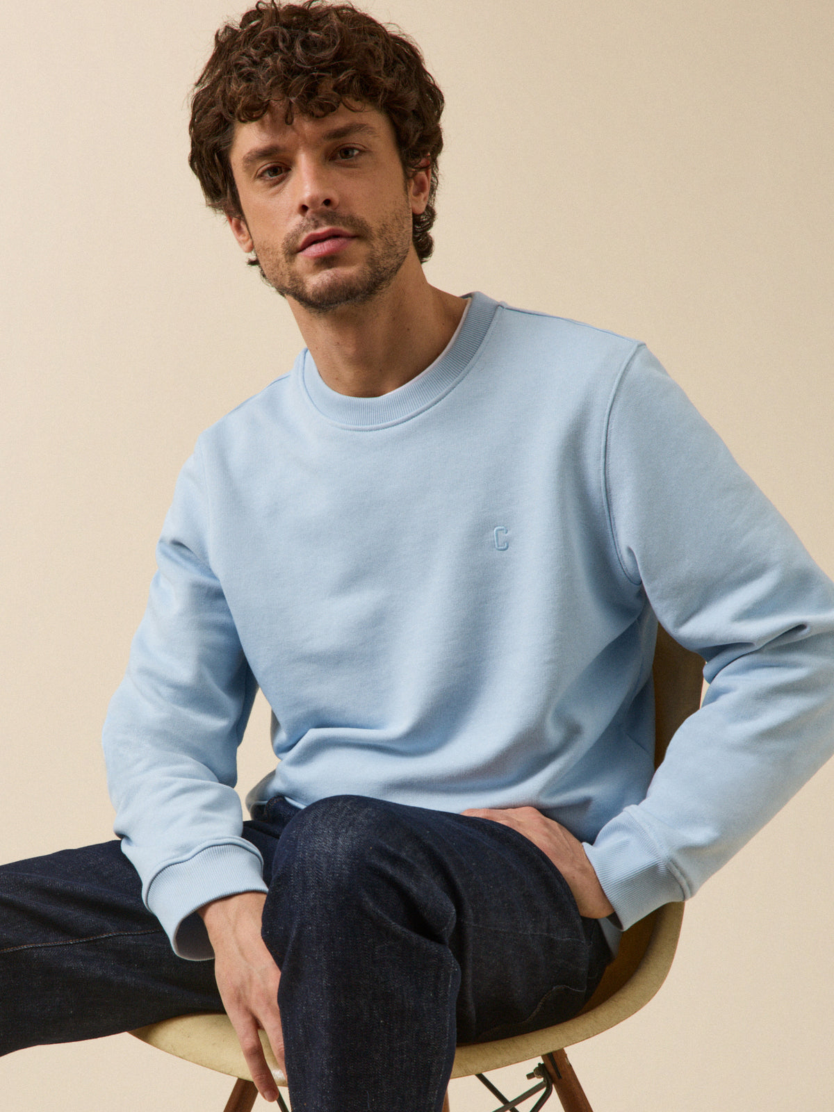 Sweat molleton homme coton biologique