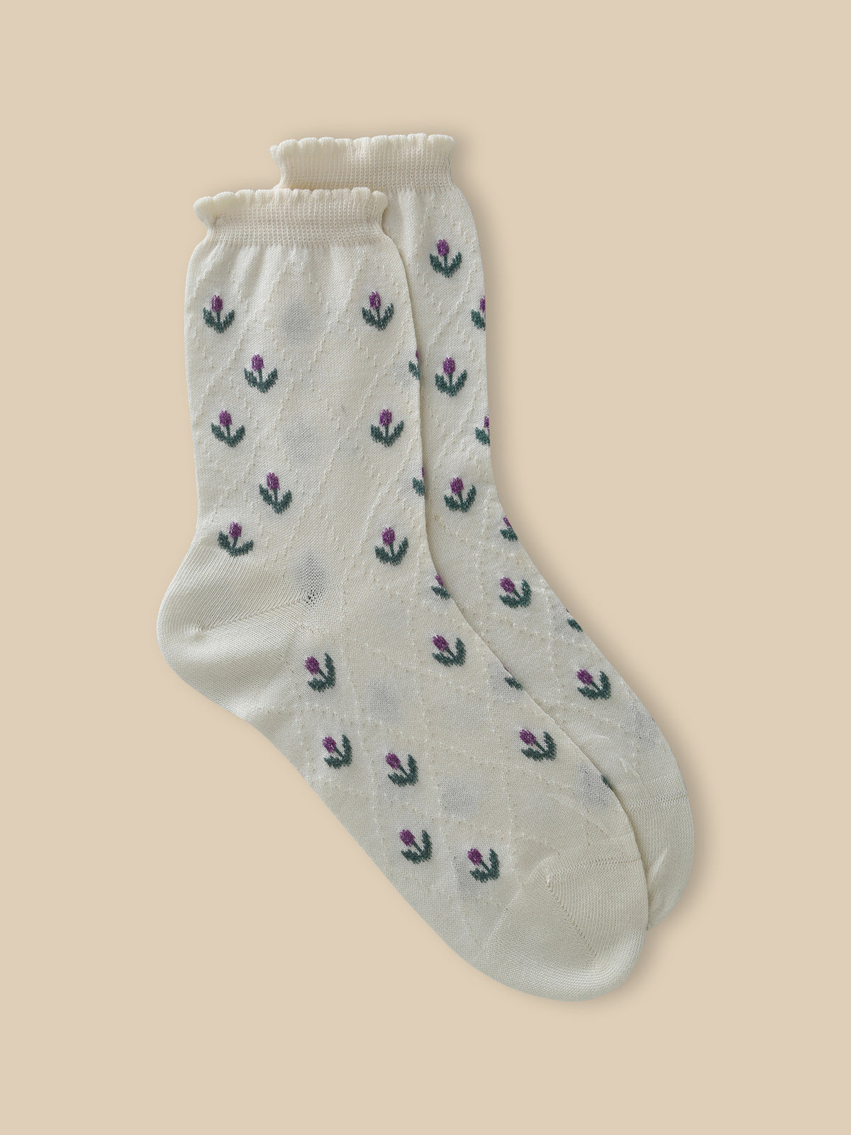 Chaussettes losanges Femme - CYRILLUS X EMILE & IDA