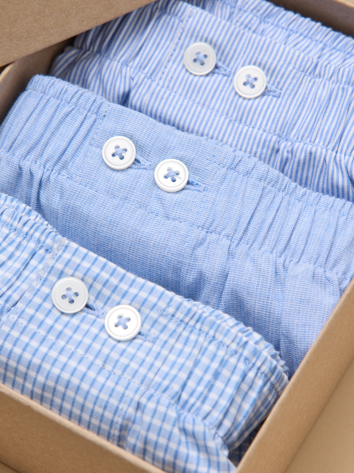 Boîte cadeau : lot de 3 caleçons assortis homme