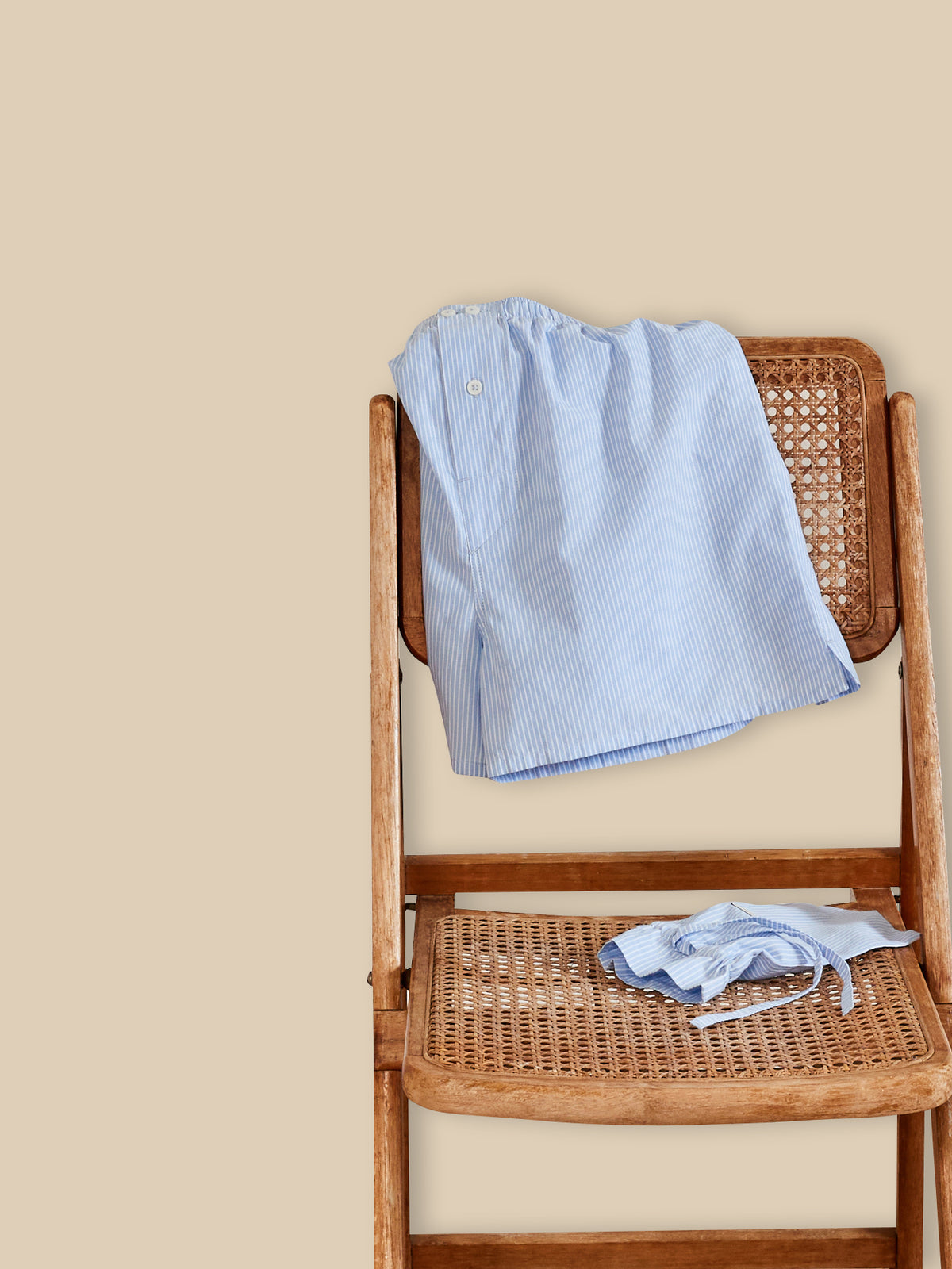 Caleçon coton rayé homme