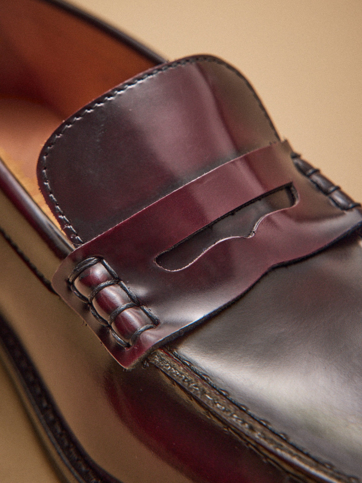Mocassins cuir vernis femme