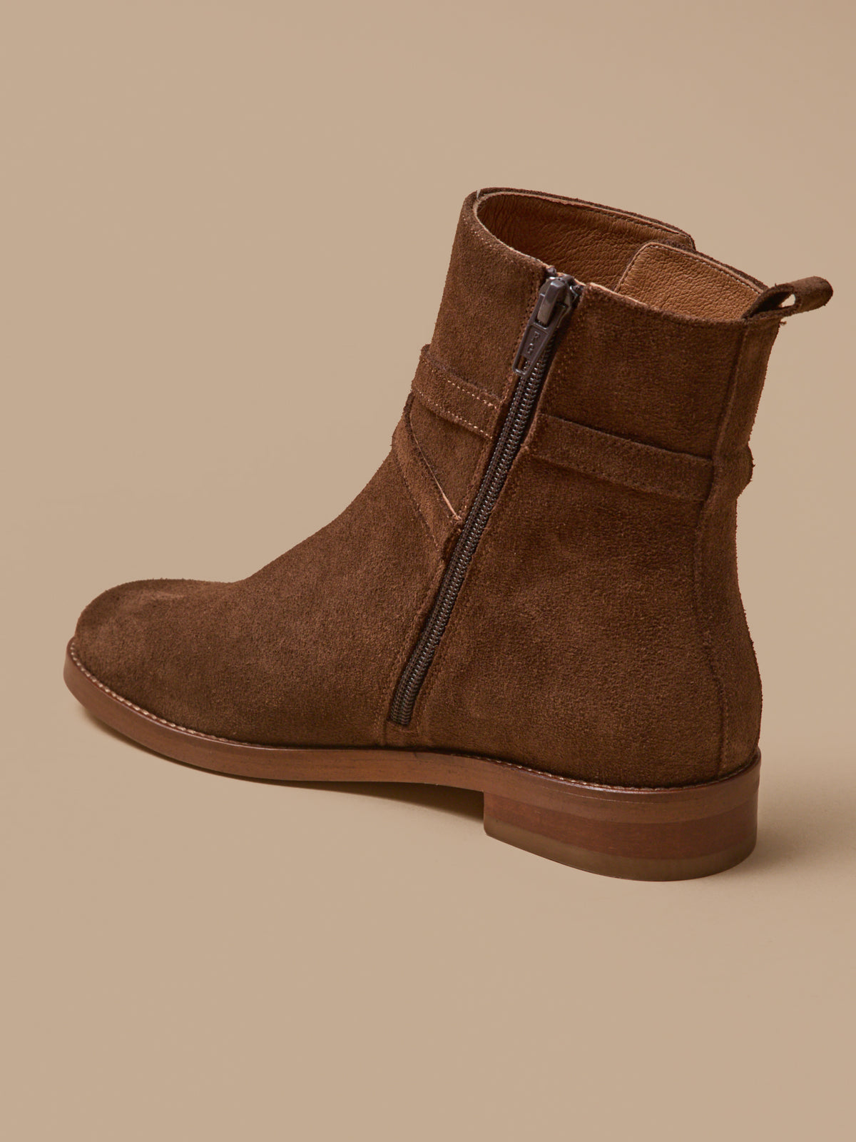Boots cuir femme