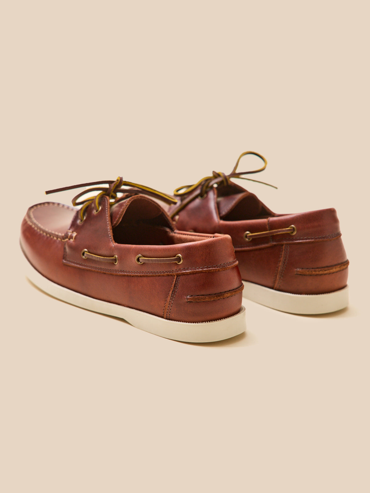 Chaussures bateau cuir homme