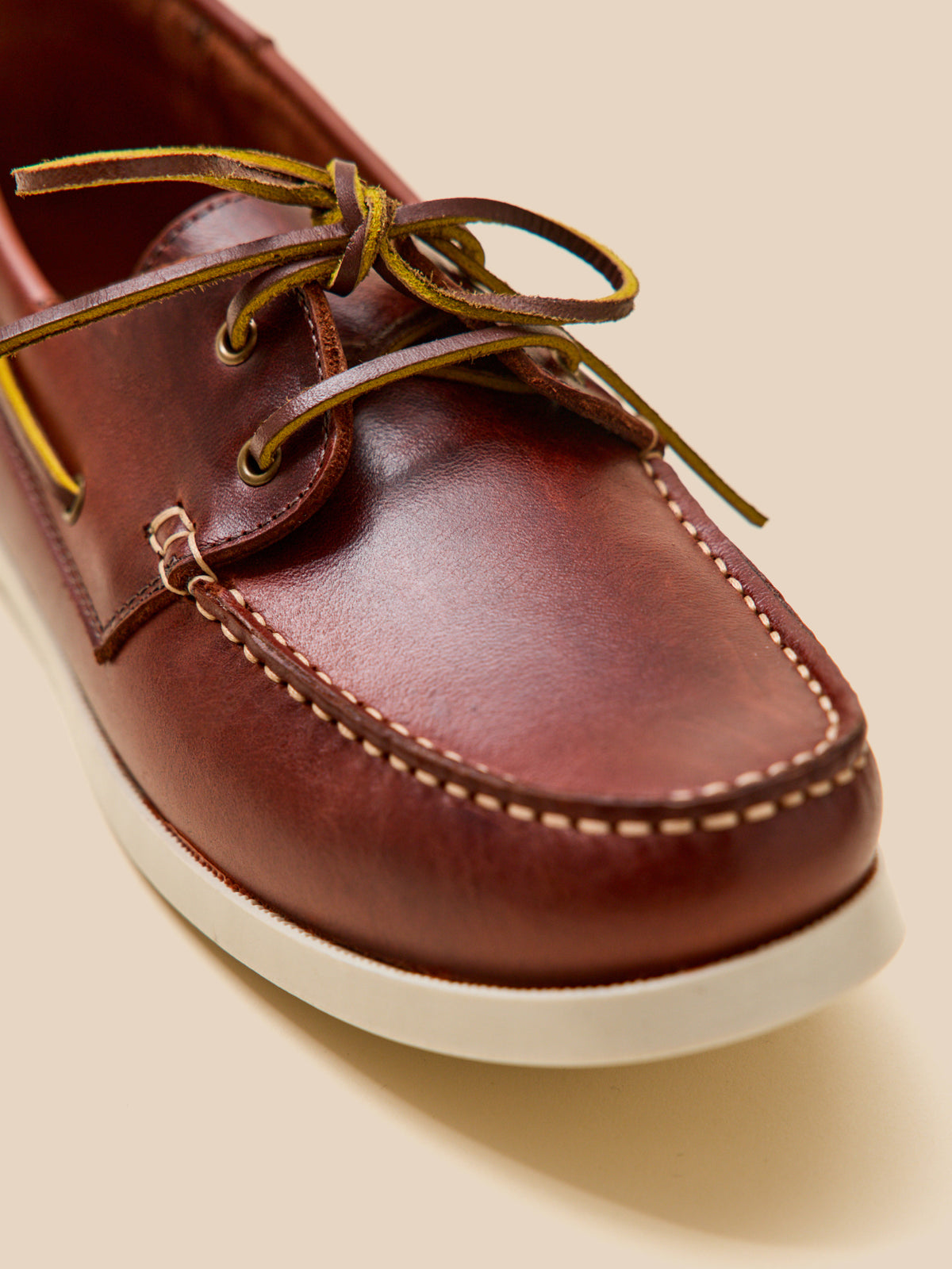 Chaussures bateau cuir homme