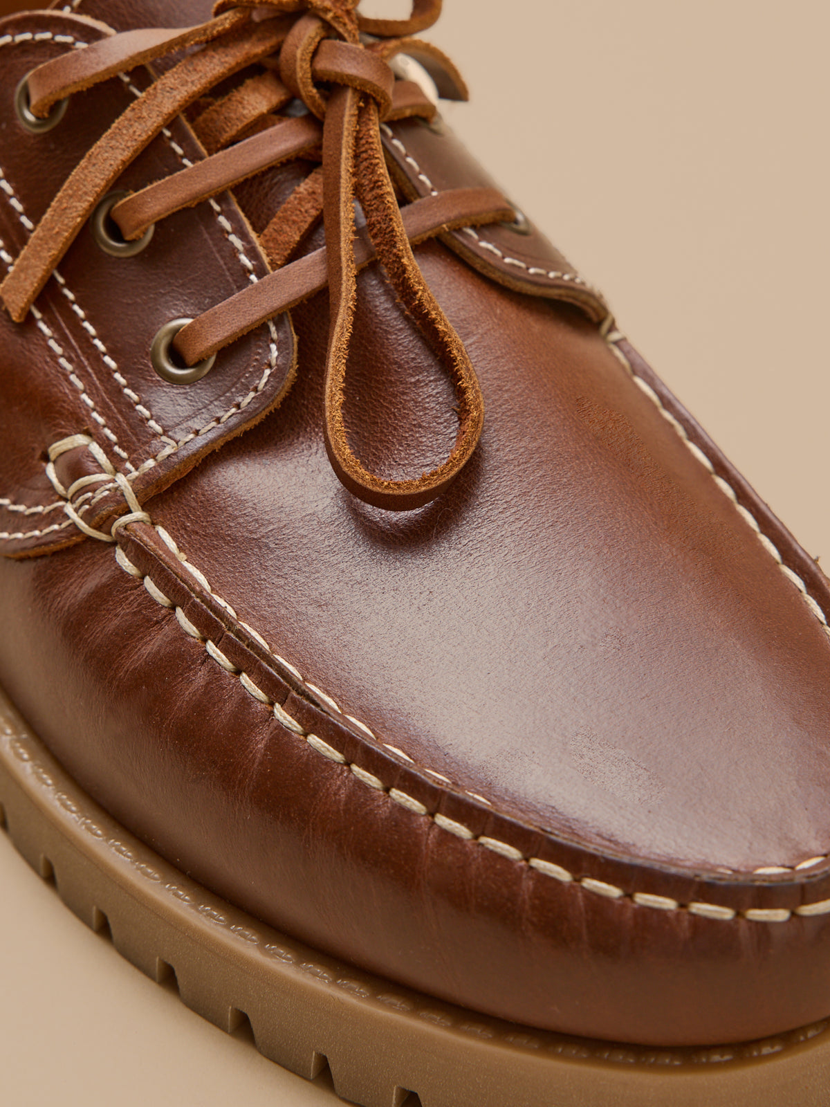 Chaussures bateau cuir homme