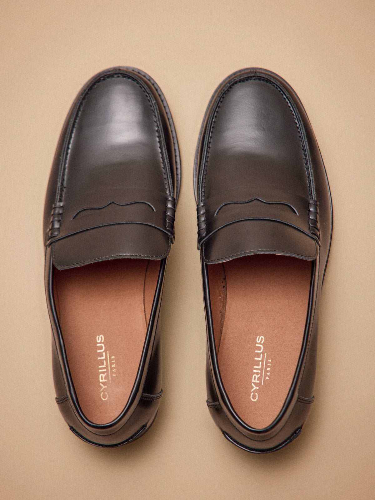 Mocassins cuir homme