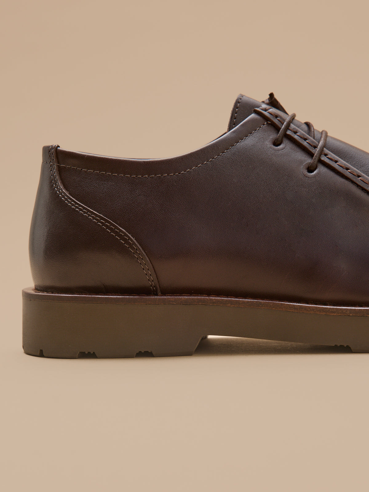 Derbies lacées cuir homme