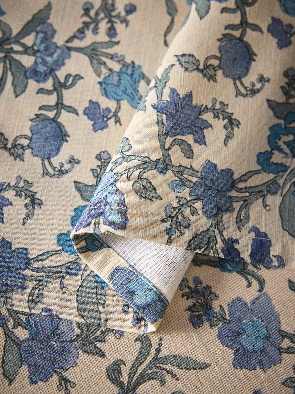 Serviette de table Aurore coton tramé par lot de 4