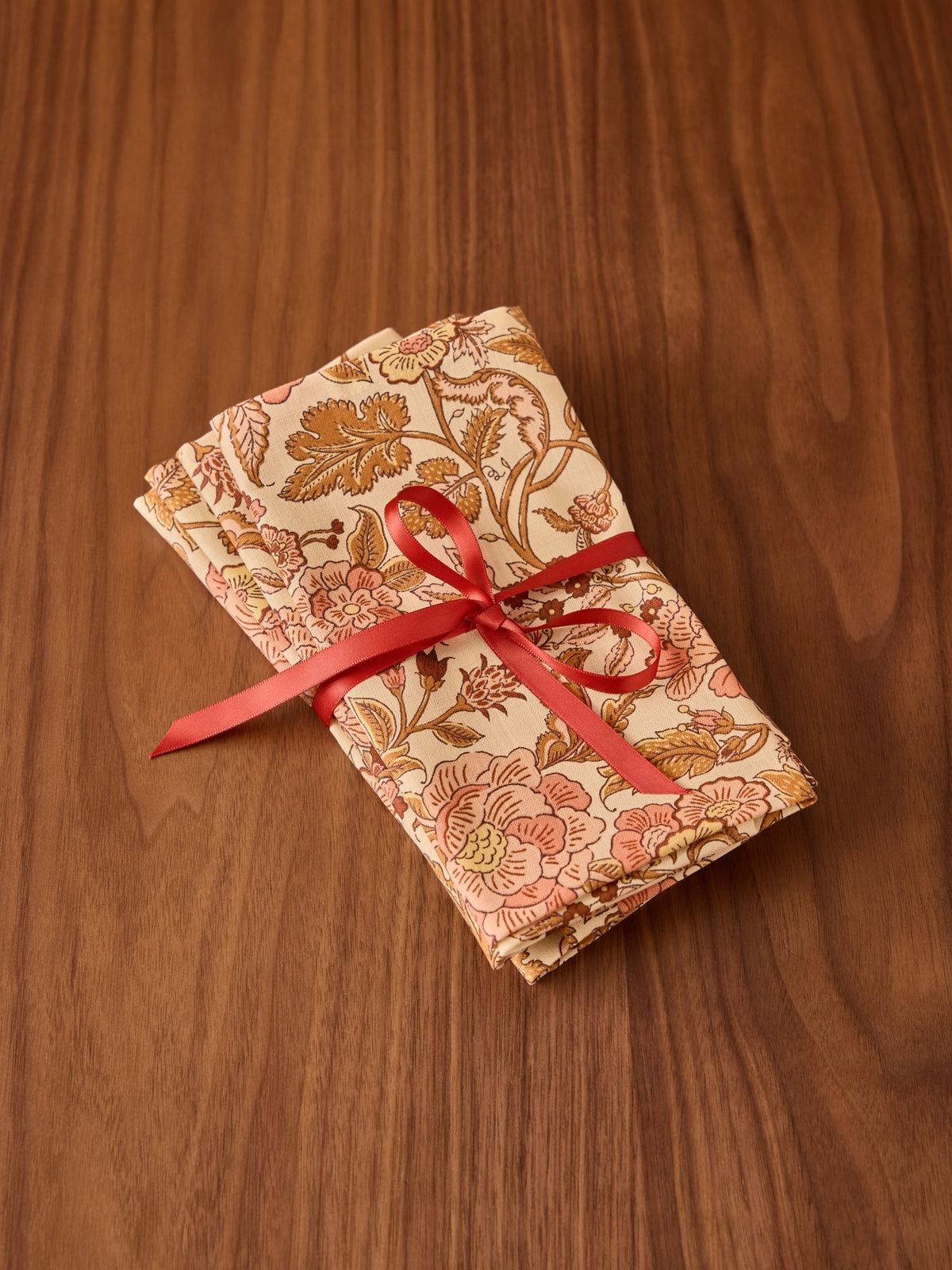 Serviettes de table imprimées par lot de 4