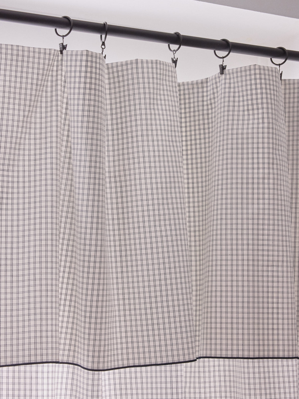 Panneau voile de coton fil à fil petits carreaux