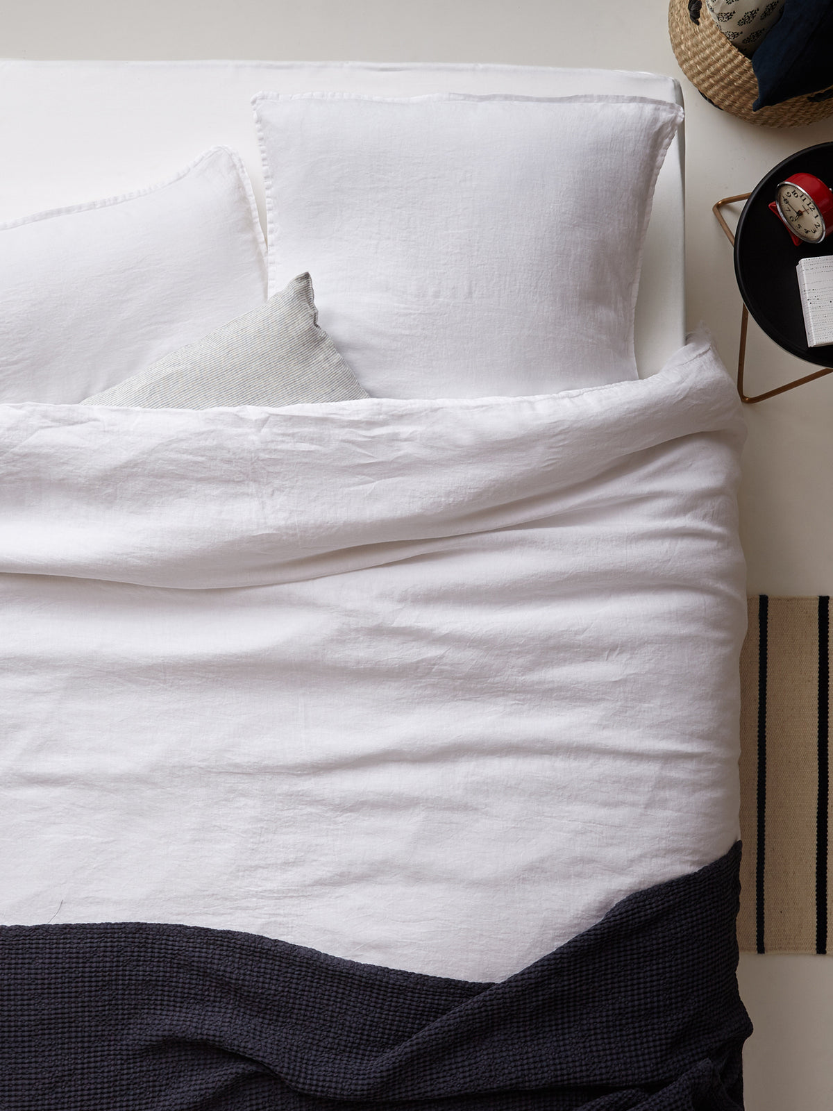 Taie d'oreiller lin lavé "Cocoon"