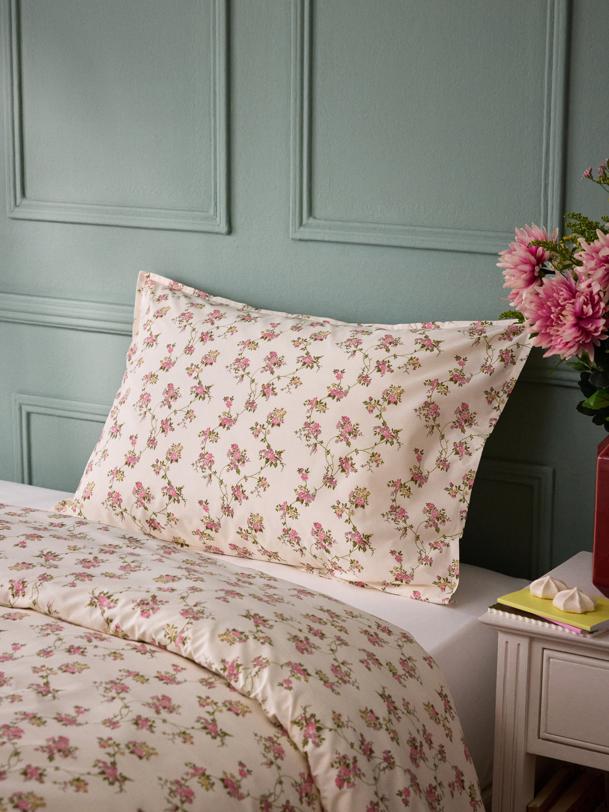 Taie d'oreiller percale de coton "Margot"