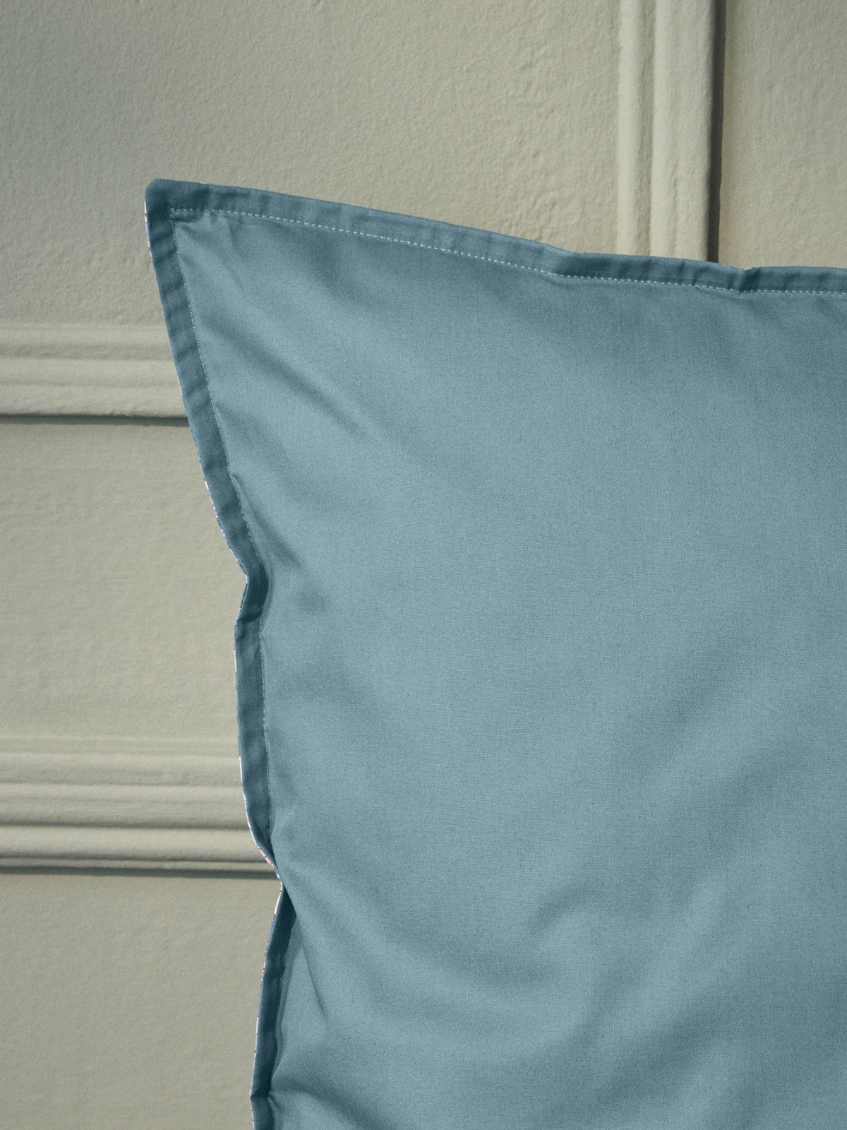 Taie d'oreiller percale de coton et tissu Liberty