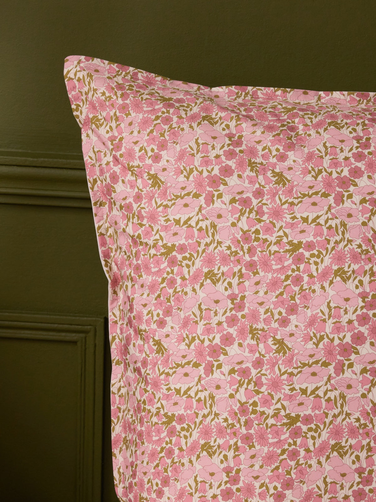 Taie d'oreiller tissu Liberty "Poppy and Daisy"